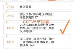 世界杯预测-5套乒乓球时间表：12月4日乒乓球混团世界杯赛程